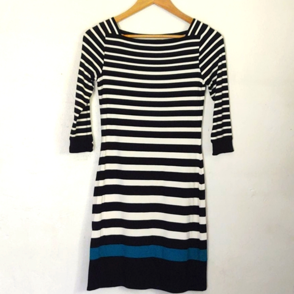 White House Black Market striped dress sz xxs